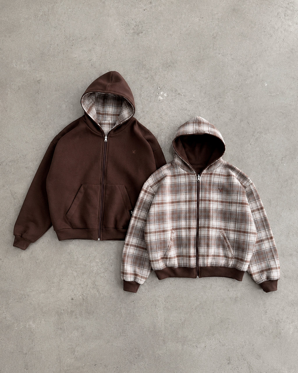 UNISEX "REVERSIBLE" ZIP UP