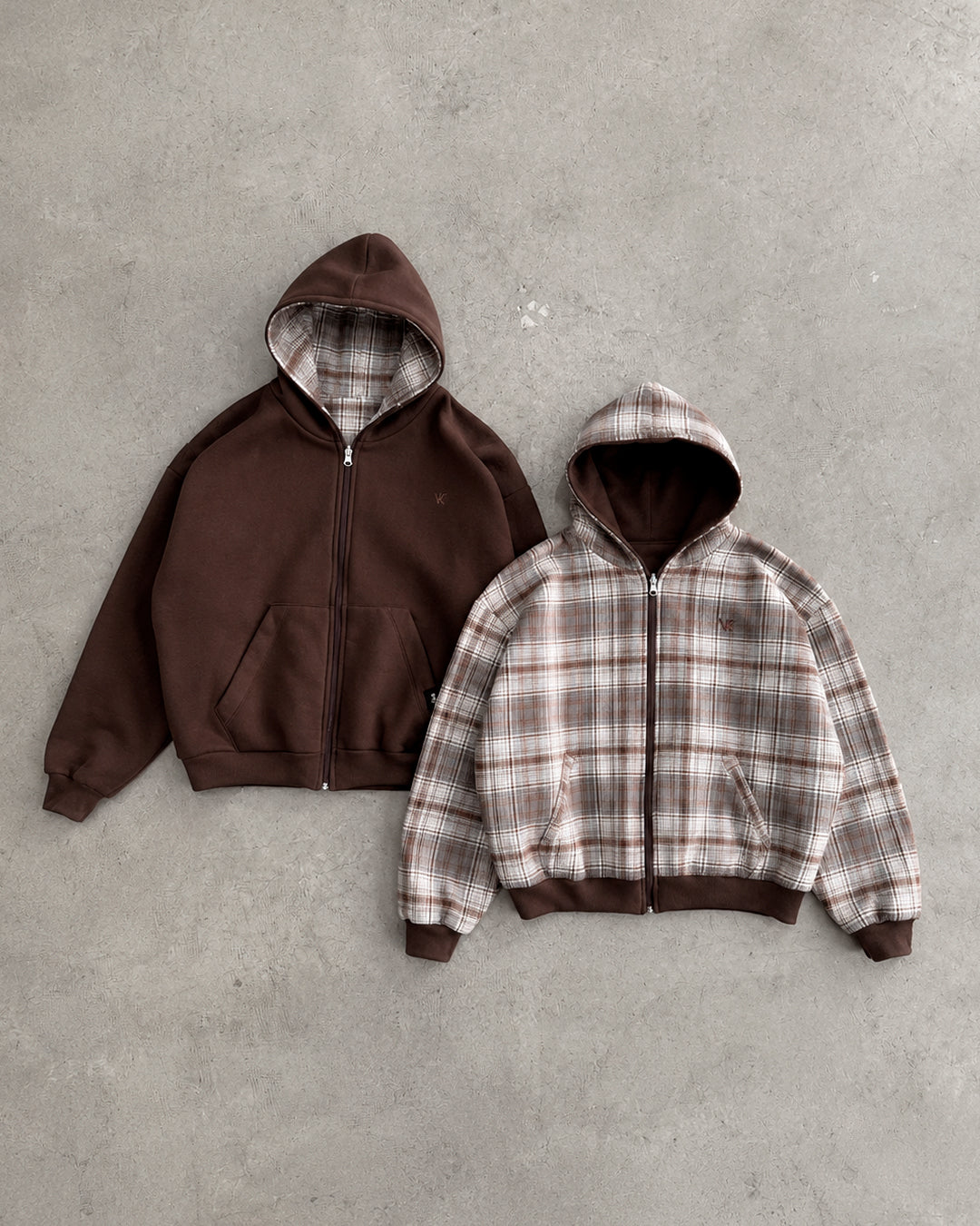 UNISEX "REVERSIBLE" ZIP UP