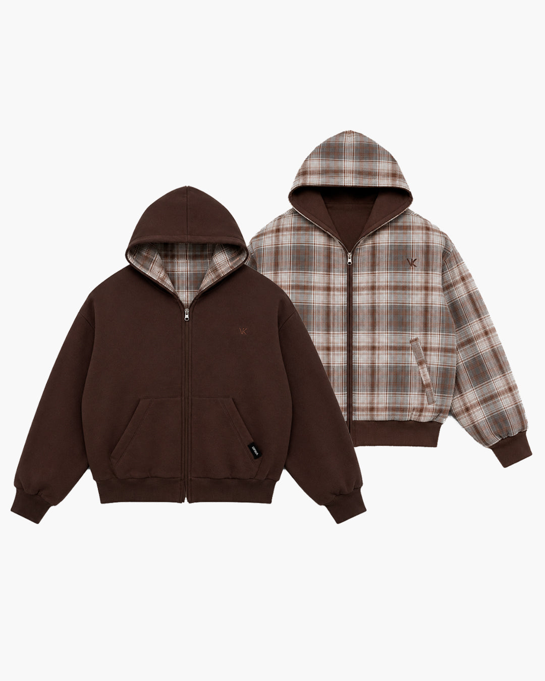 UNISEX "REVERSIBLE" ZIP UP